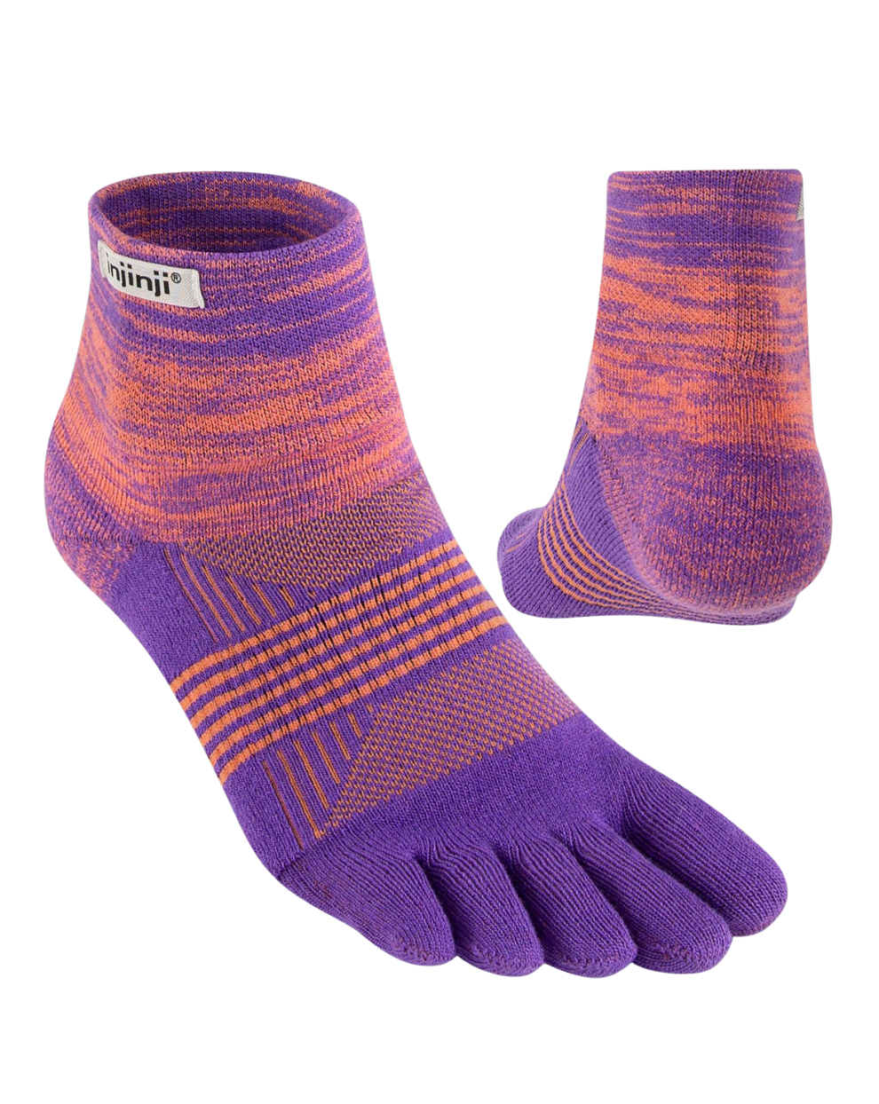 Injinji Women's Trail Midweight Mini-Crew Socks