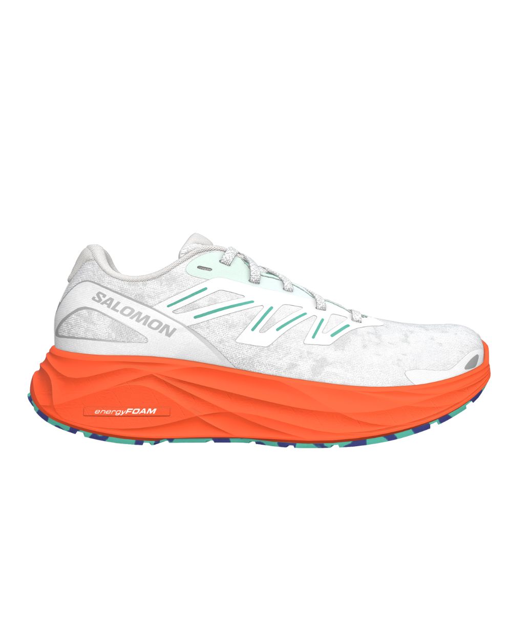 Salomon Men's Aero Glide 2 - White / Cherry Tomato / Electric Green