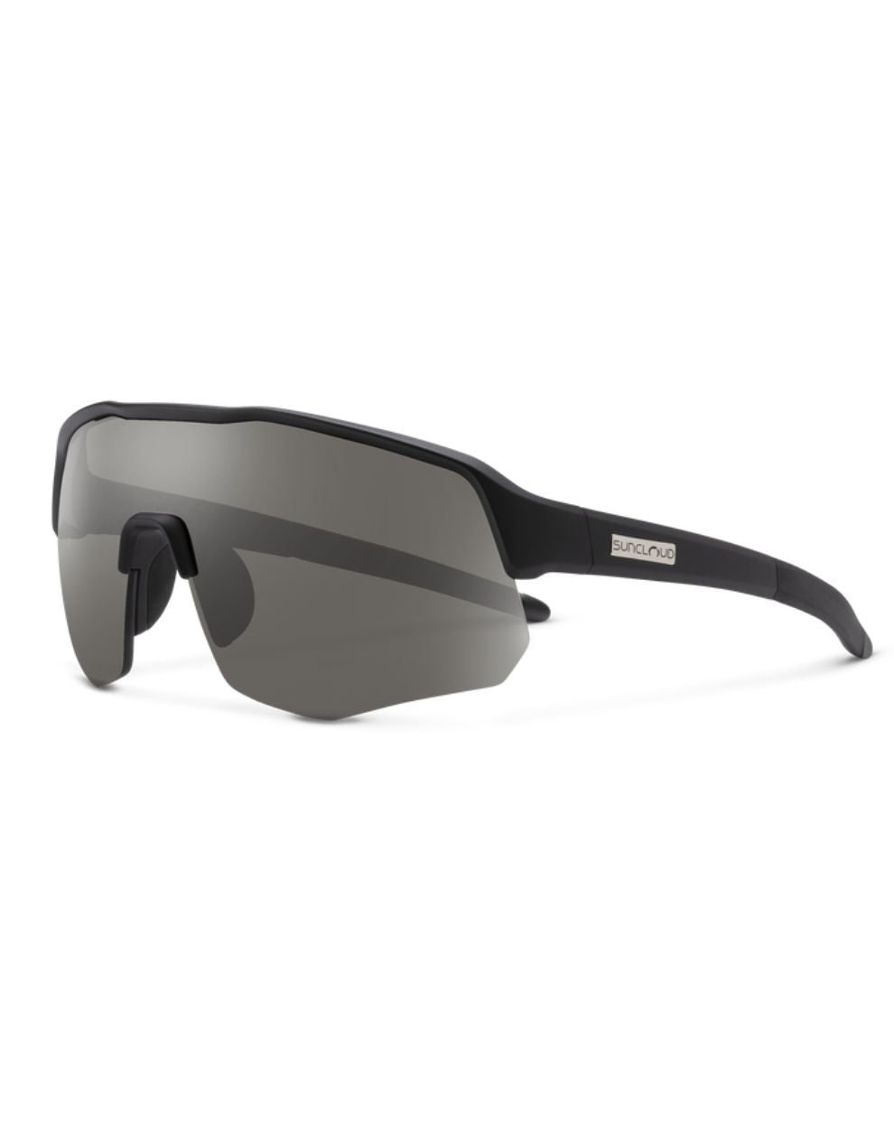 Suncloud Cadence Sunglasses - Matte Black + Polarized Gray Lens