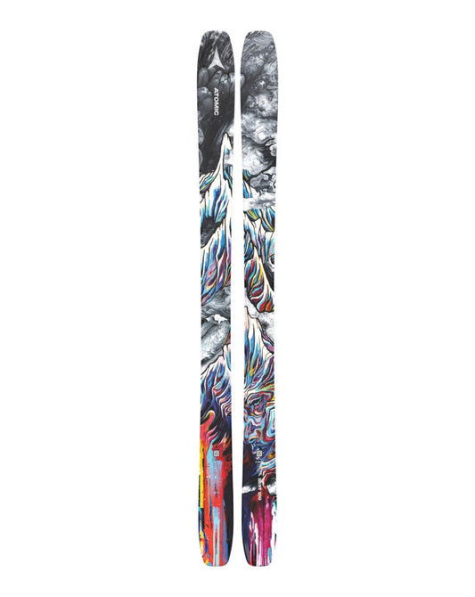 Atomic Bent 100 Skis - Black/Multicolor