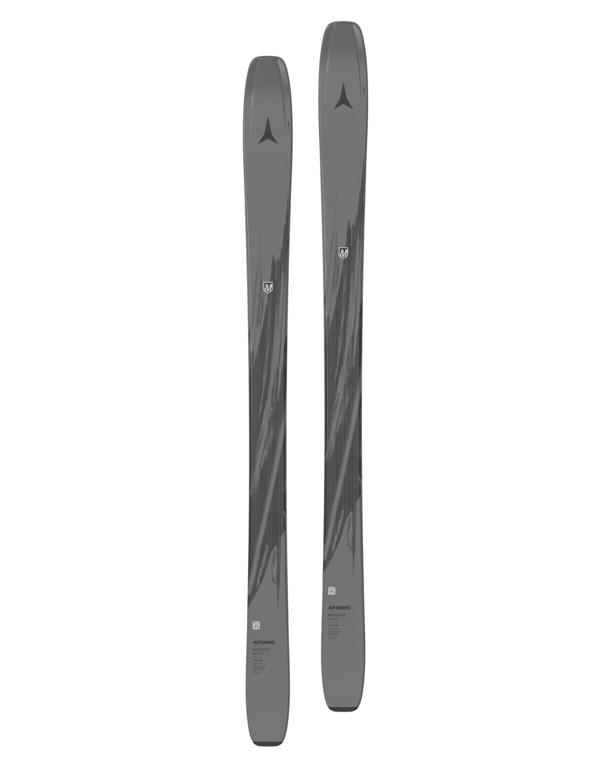 Atomic Maverick 96 CTI Men's Skis - Gunmetal/Black