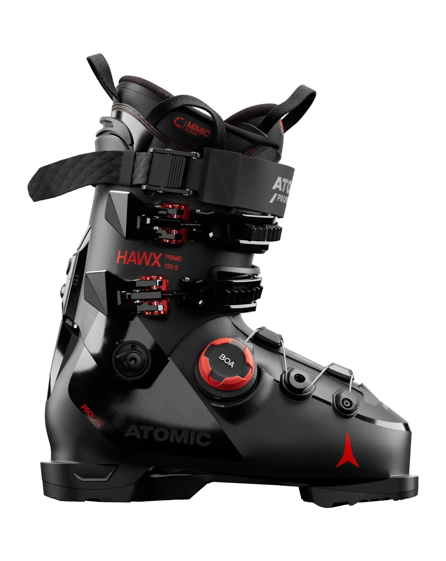 Atomic Hawx Prime 130 S BOA Men's Ski Boots - Black/Red