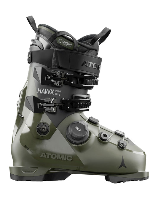 Atomic Hawx Prime 120 S BOA Men's Ski Boots - Black/Olive