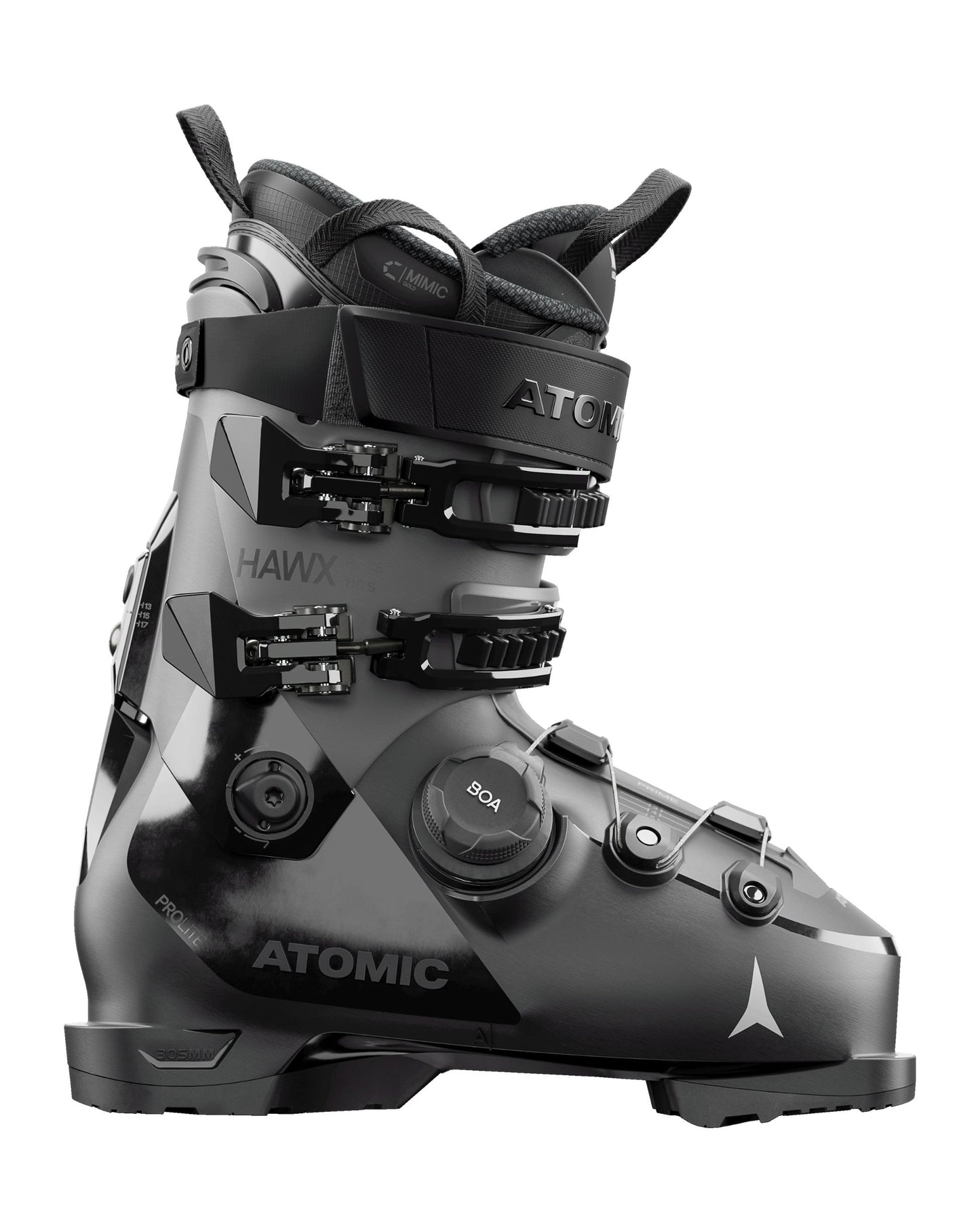 Atomic Hawx Prime 110 S BOA Men's Ski Boots - Black/Anthracite