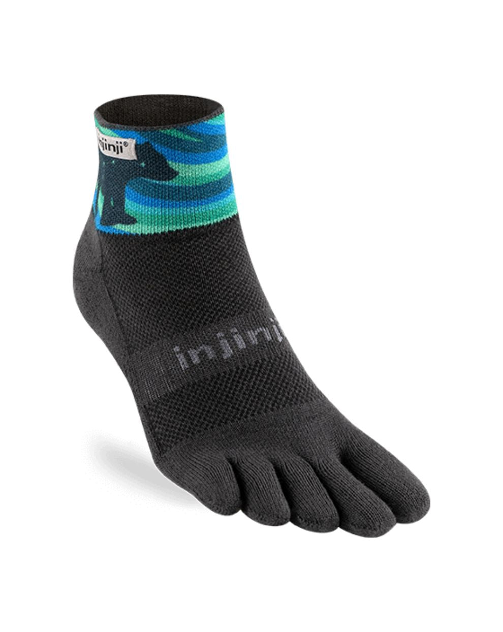 Injinji Men's Artist Designed Trail Mini-Crew Socks