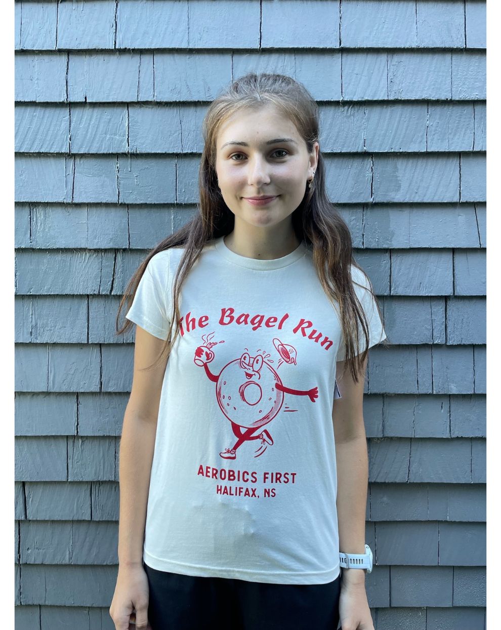 A1 Women's Bagel Run Logo T-Shirt