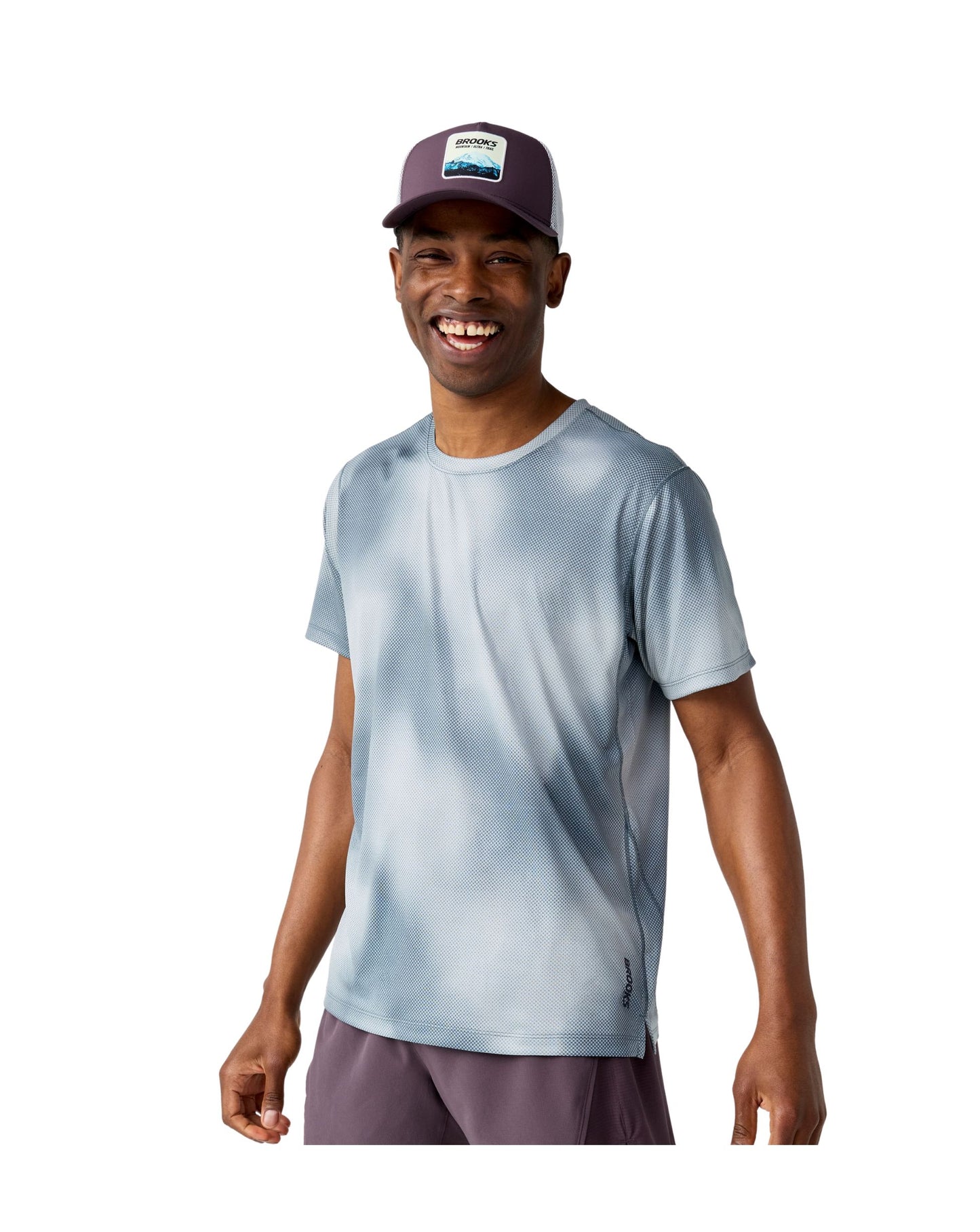 Brooks Men's Dash Short Sleeve Printed Euphoryc