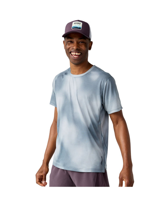 Brooks Men's Dash Short Sleeve Printed Euphoryc