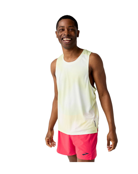 Brooks Men's Dash Singlet Printed Euphoryc