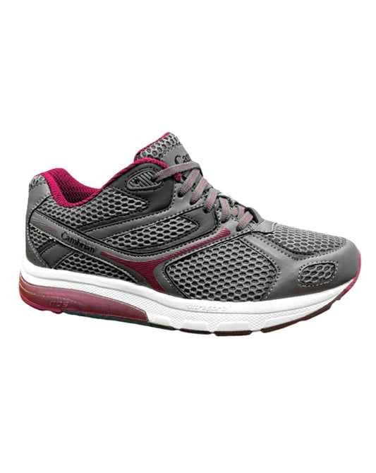 Cambrian Women's Ultra Trainer WIDE - Grey/Plum