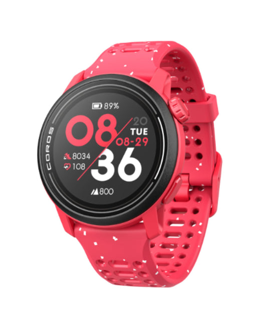 Coros Pace 3 GPS Watch Silicone Band - Red