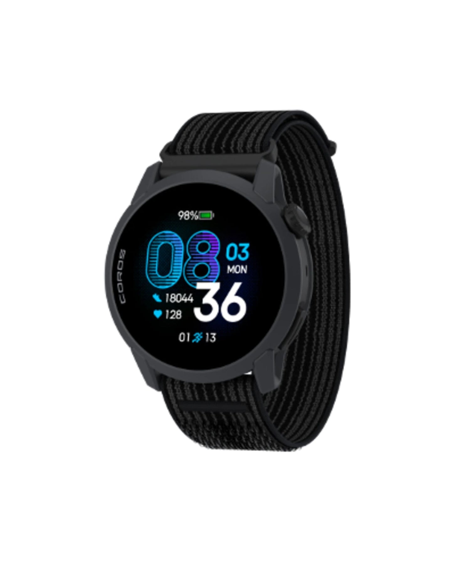 Coros Pace 4 GPS Sport Watch - Black Nylon Band