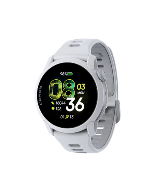 Coros Pace 4 GPS Sport Watch - White Silicone Band