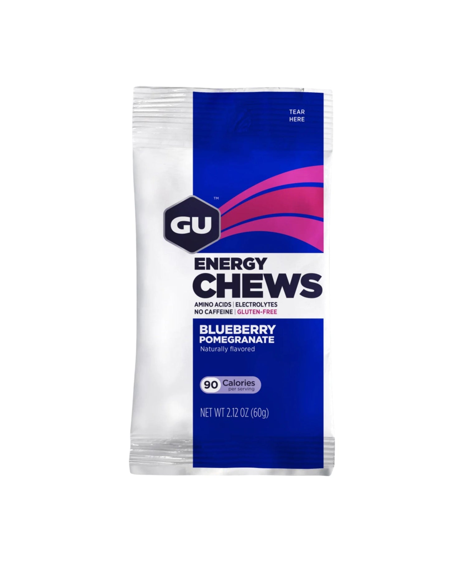 GU Energy Chews (2 SERVING) - Blueberry + Pomegranate