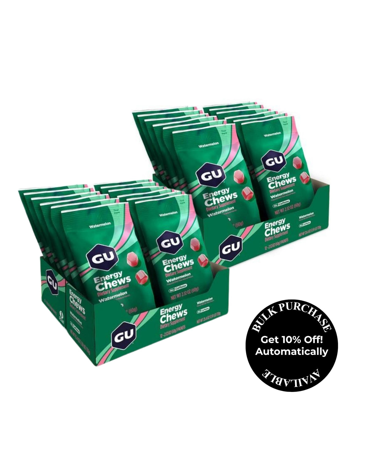 GU Energy Chews (2 SERVING) - Watermelon