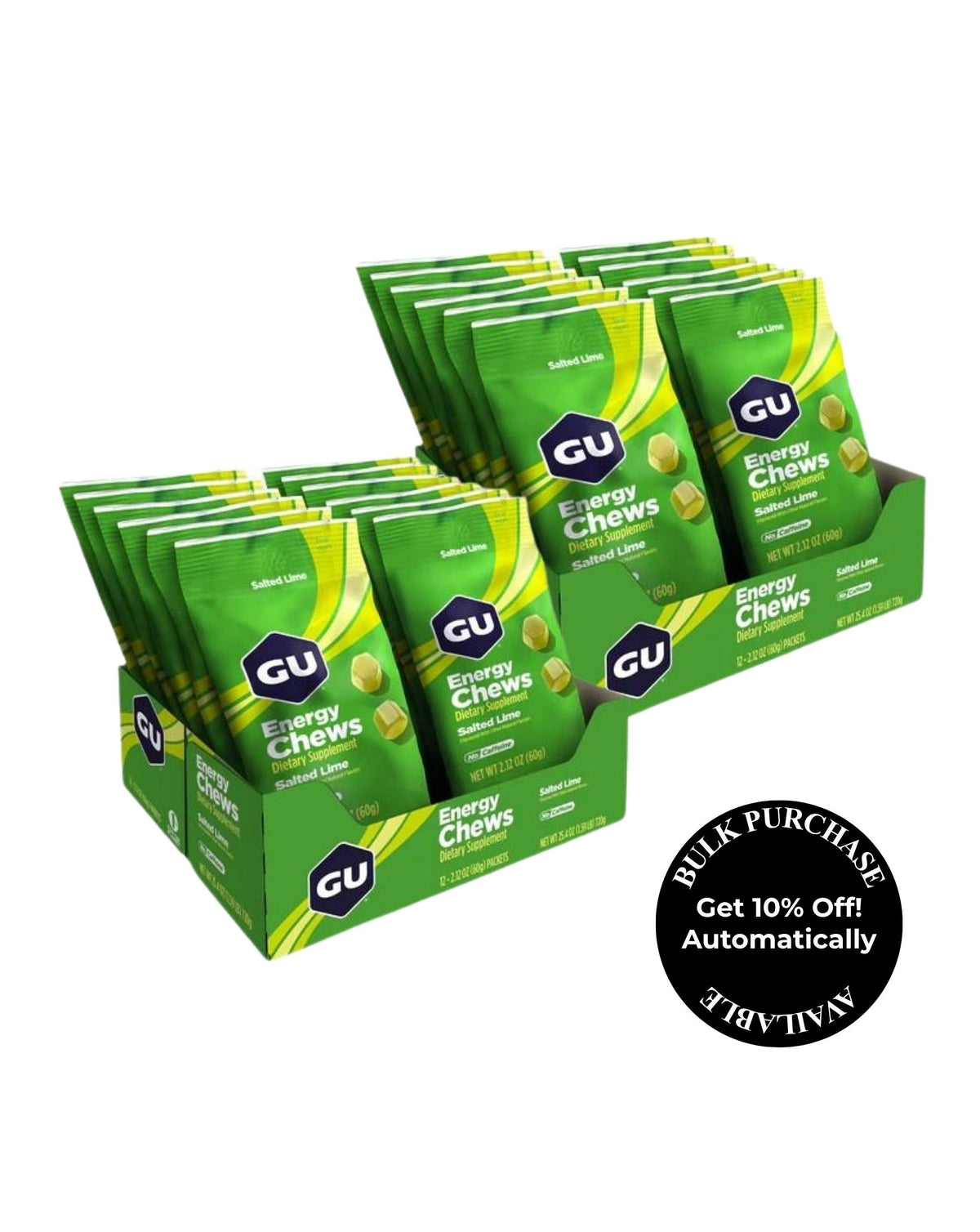 GU Energy Chews (2 SERVING) - Salted Lime