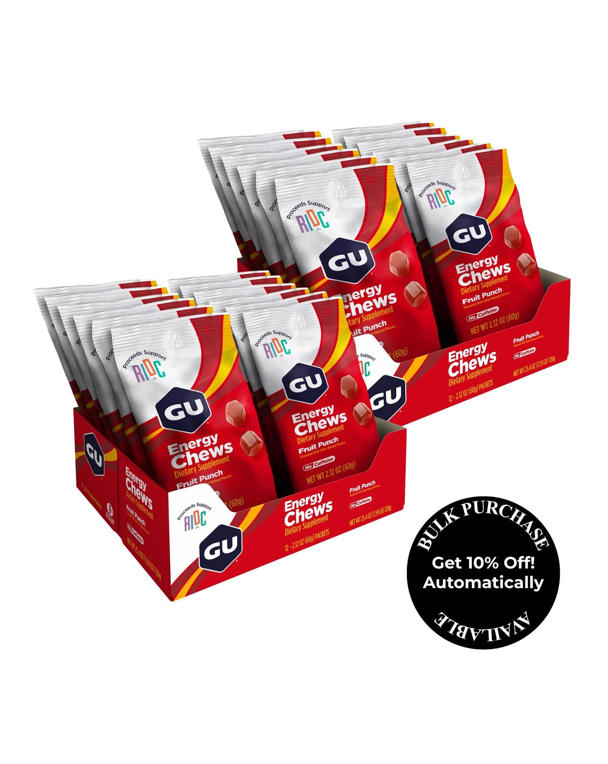 GU Energy Chews (2 SERVING) - Fruit Punch