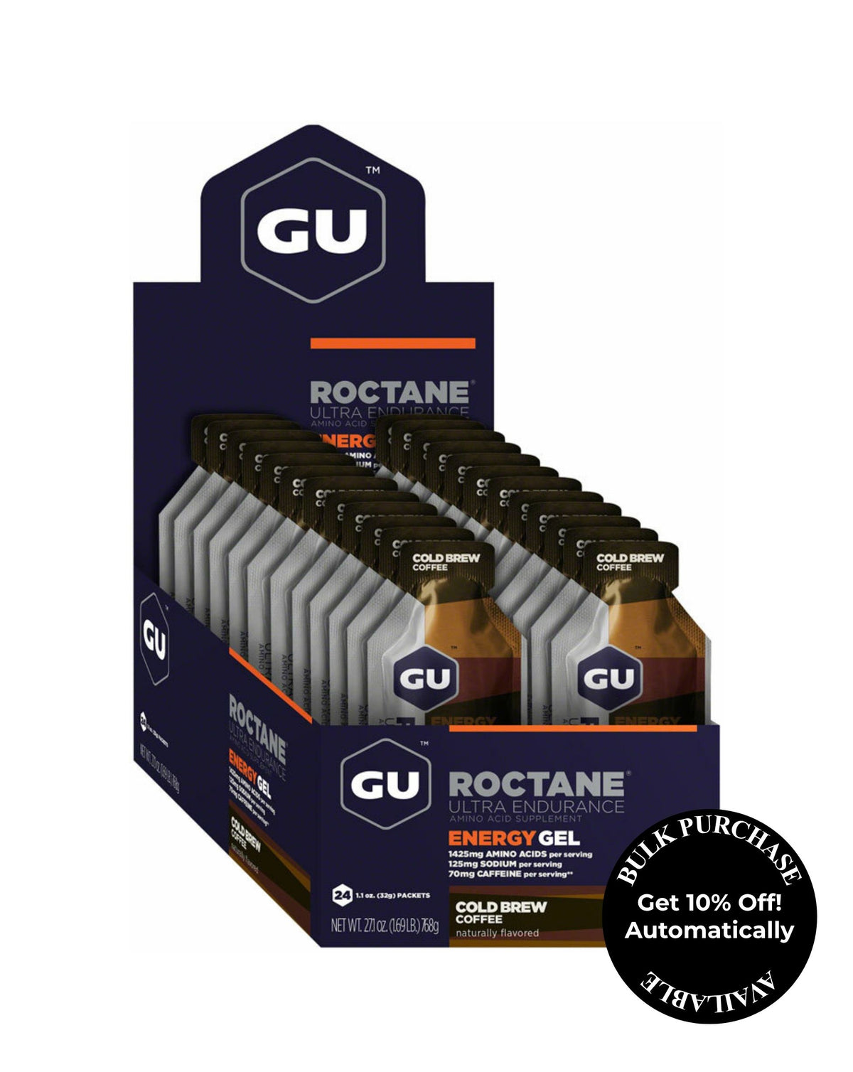 GU Roctane Energy Gel - Cold Brew Coffee