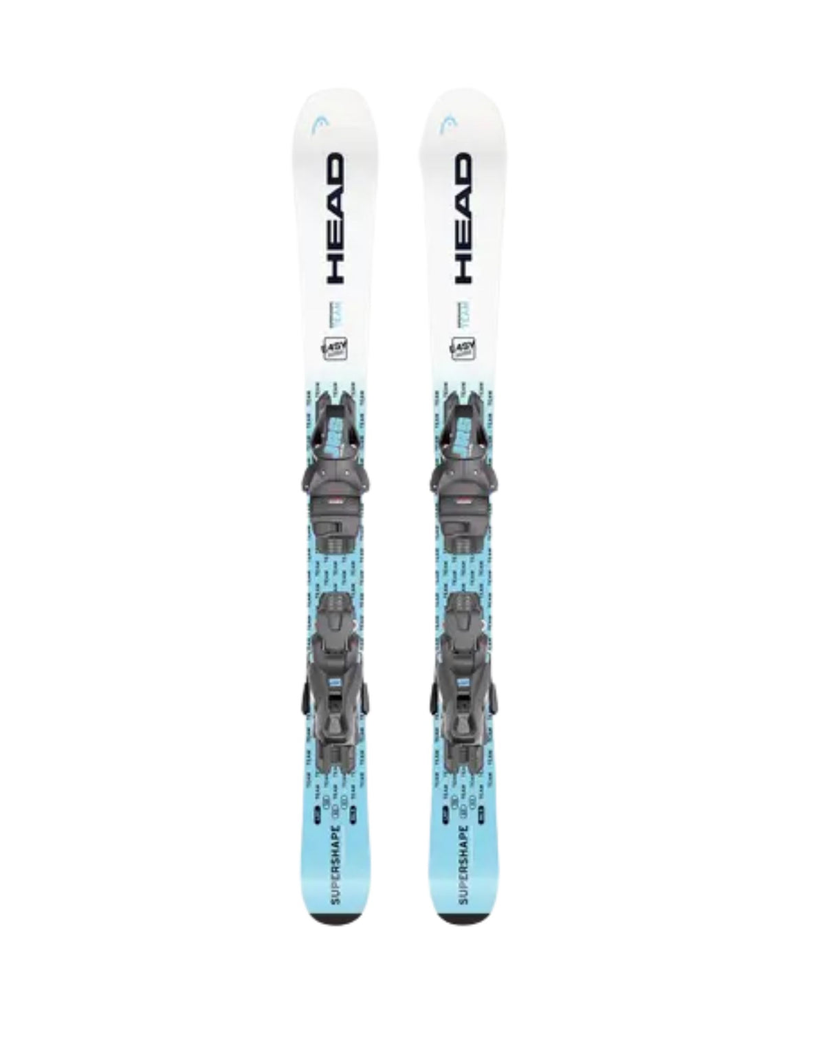 Head Supershape Team Easy Junior Skis + JRS 7.5