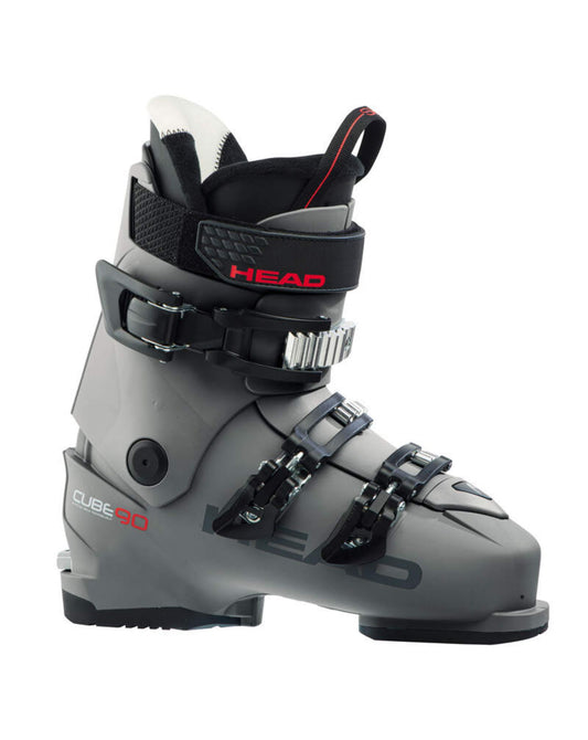 Head Cube 3 90 Men's Ski Boots - Grey/Red