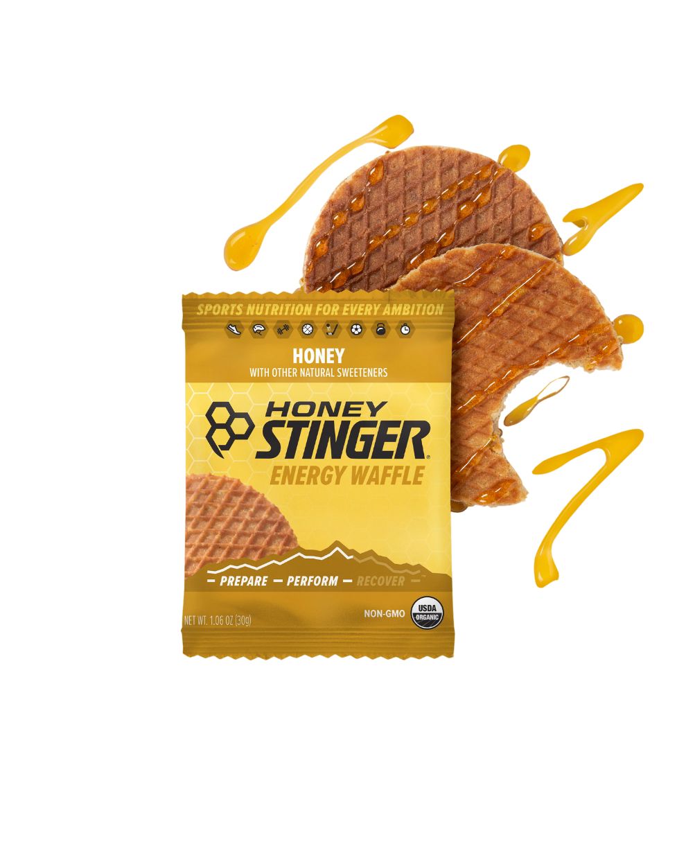 Honey Stinger Waffles - Honey (Each)