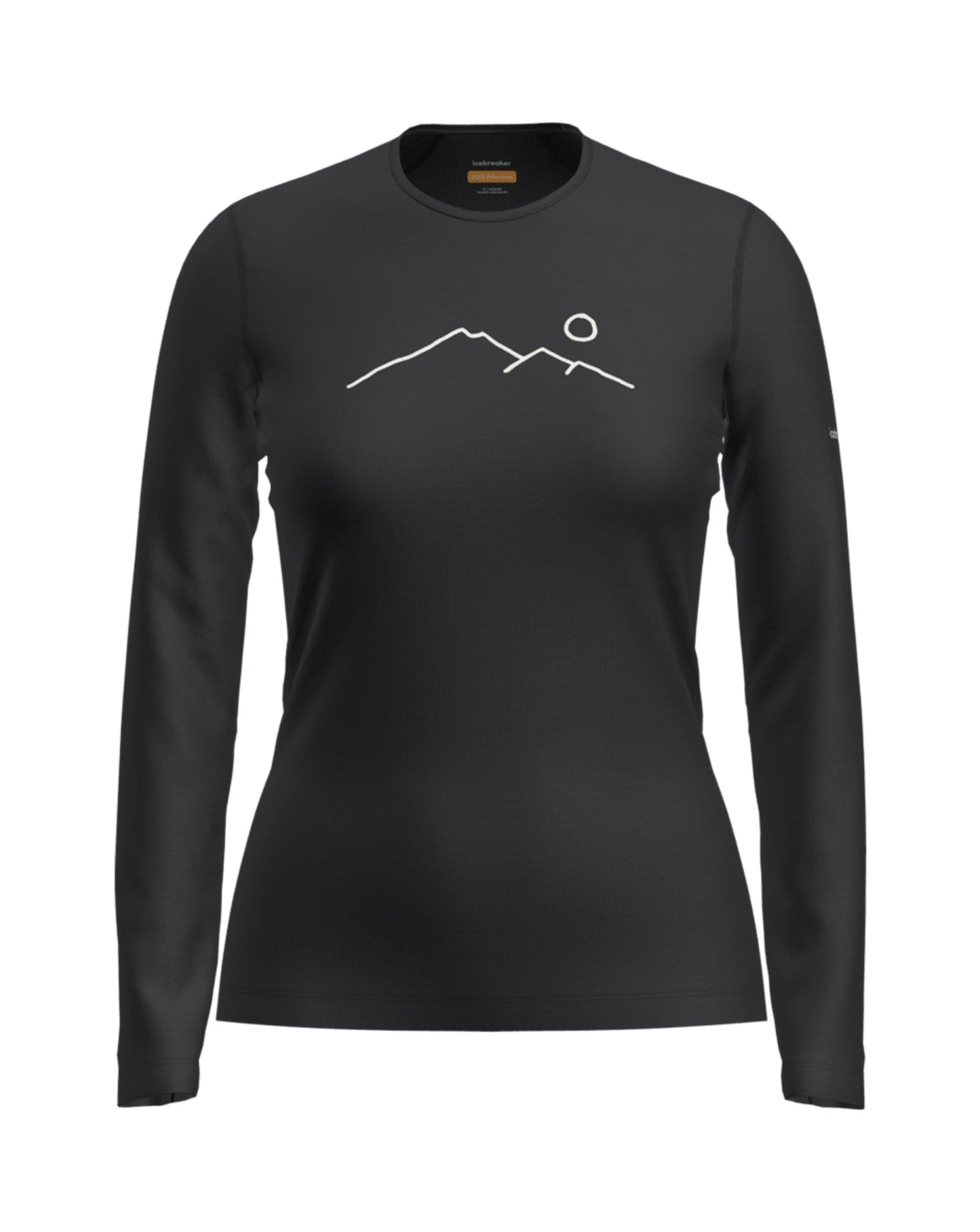 Icebreaker Women's 200 Oasis Long Sleeve Crew Rainer Ridge