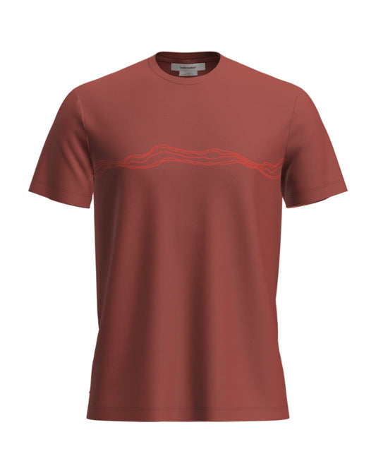 Icebreaker Men's 150 Tech Lite Short Sleeve Mountain Pulse T-shirt