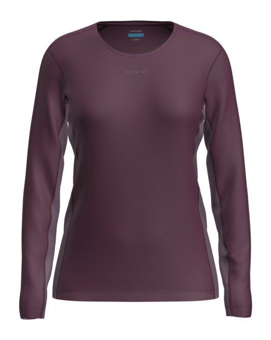 Icebreaker Women's Merino 125 Cool-Lite Sphere Clr Block Long Sleeves