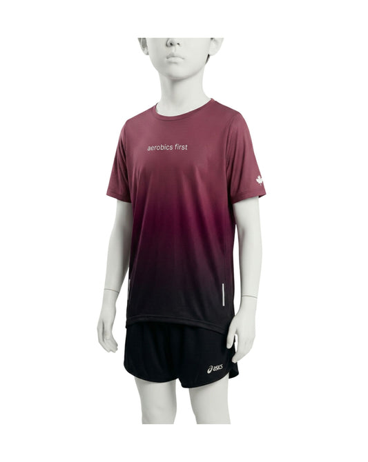 Jakroo Kid's Stride A1 Logo Short Sleeve