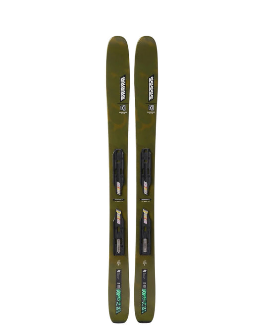 K2 Mindbender Jr Skis + FDT 7.0