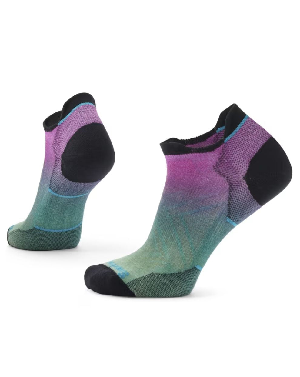 Smartwool Women's Run Zero Cushion Ombre Print Low Ankle Socks