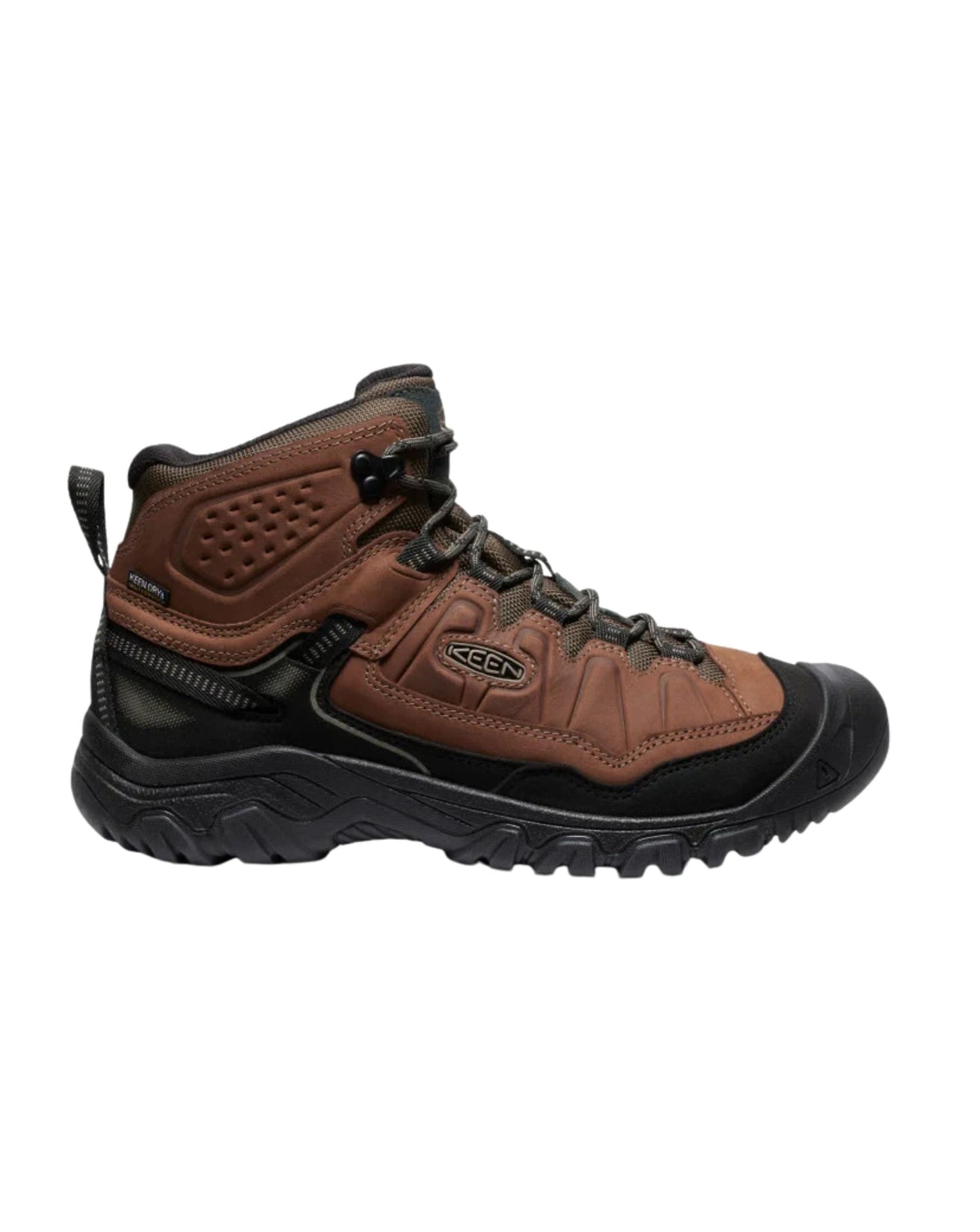 Keen Men's Targhee IV Mid Water Proof WIDE Hiking Boots - Bison/Black