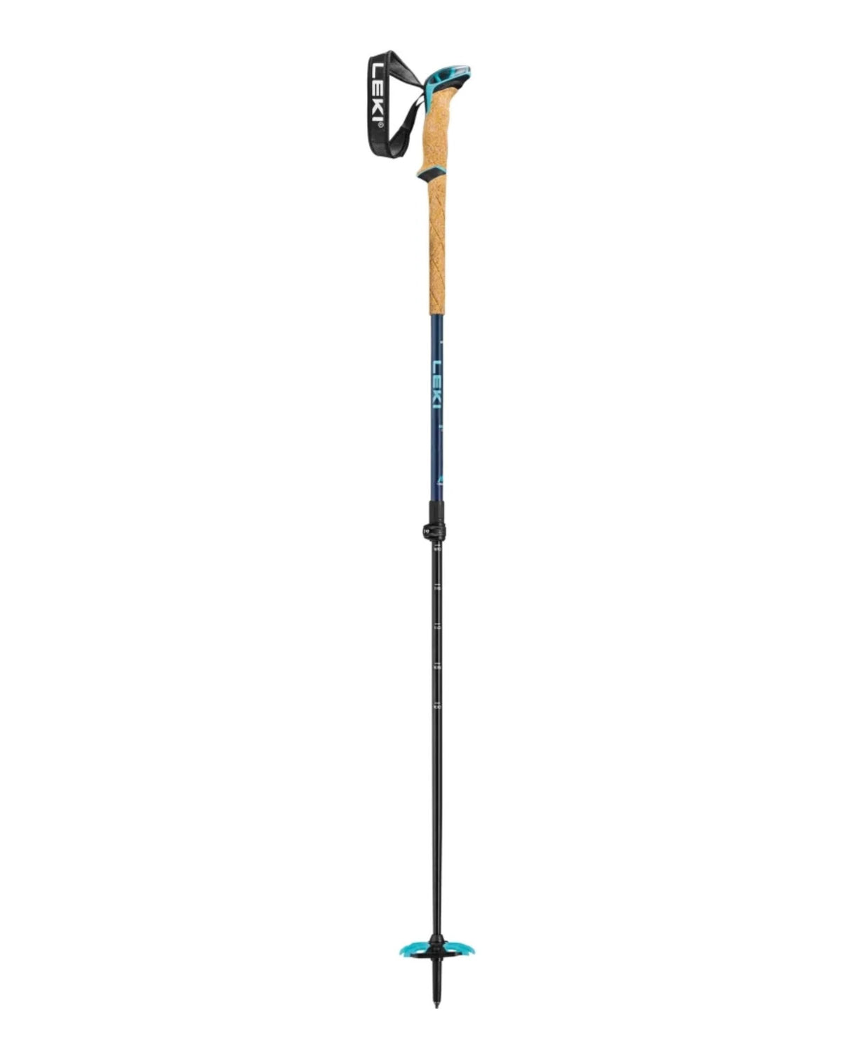 Leki Bernina Lite 2 Midnight Blue/Mint 100-135 Ski Poles