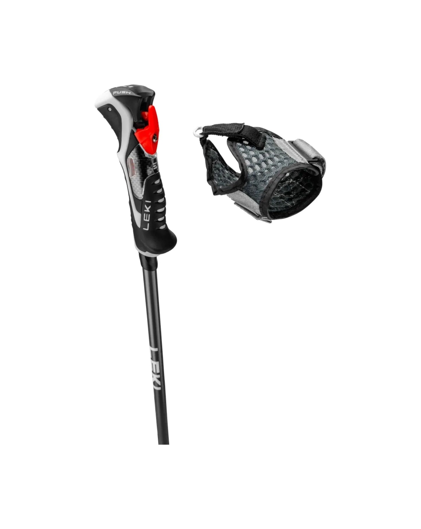 Leki Carbon 14 3D Ski Poles - Black/Red