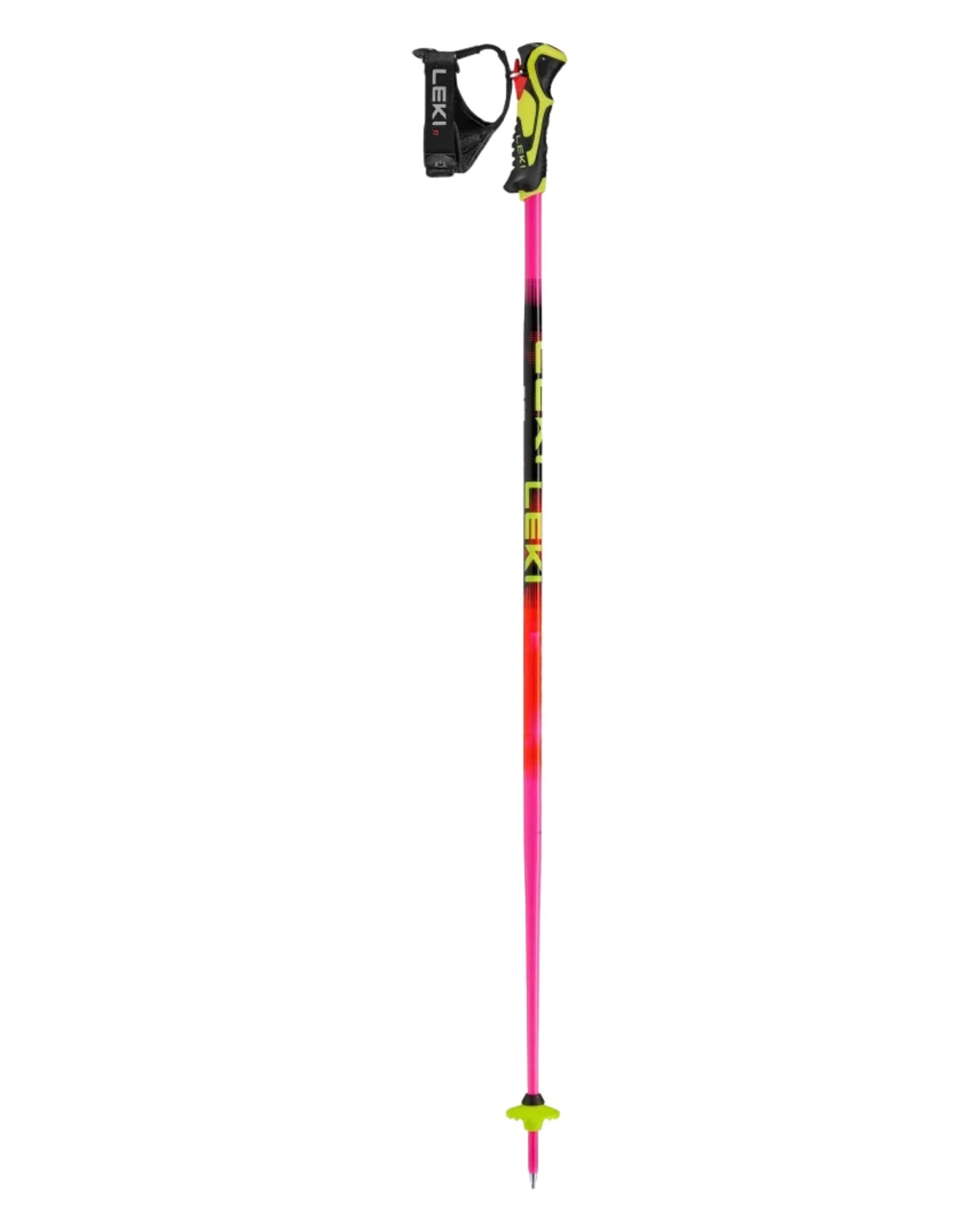Leki WCR Evo Lite SL TR Ski Race Poles - Neon Pink/Neon Orange