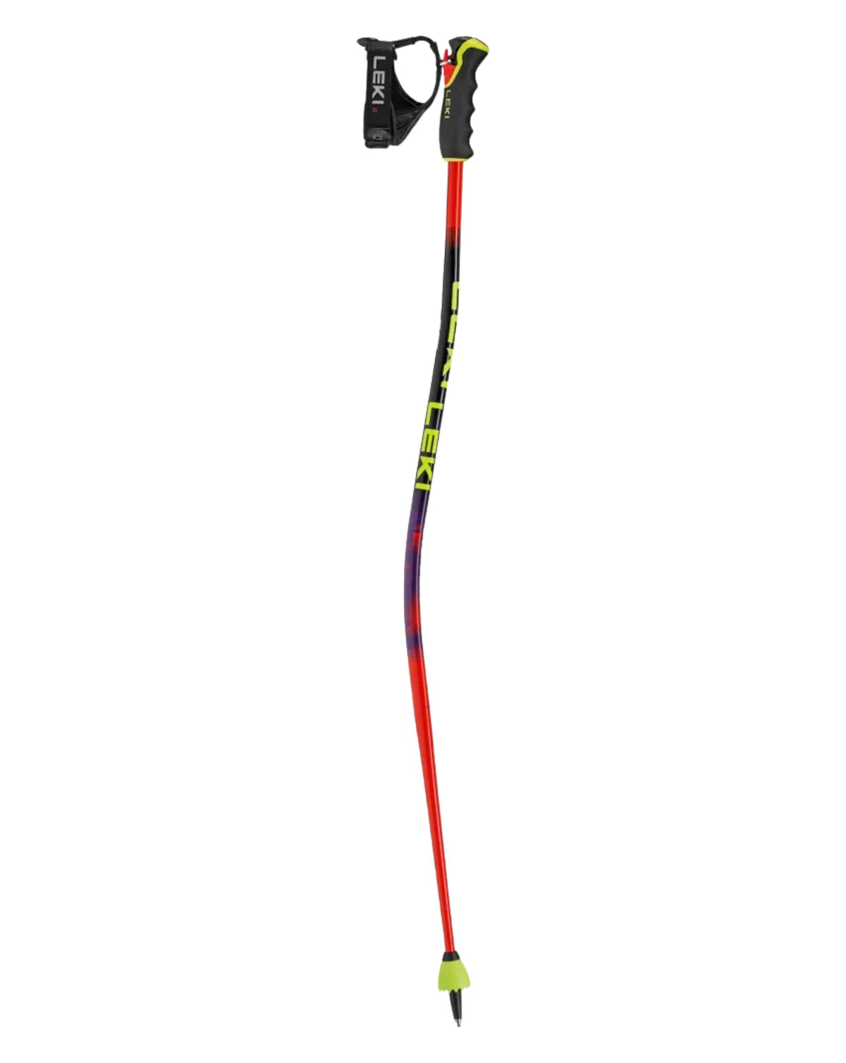 Leki WCR Evo Lite GS TR Ski Poles - Bright Red/Violet