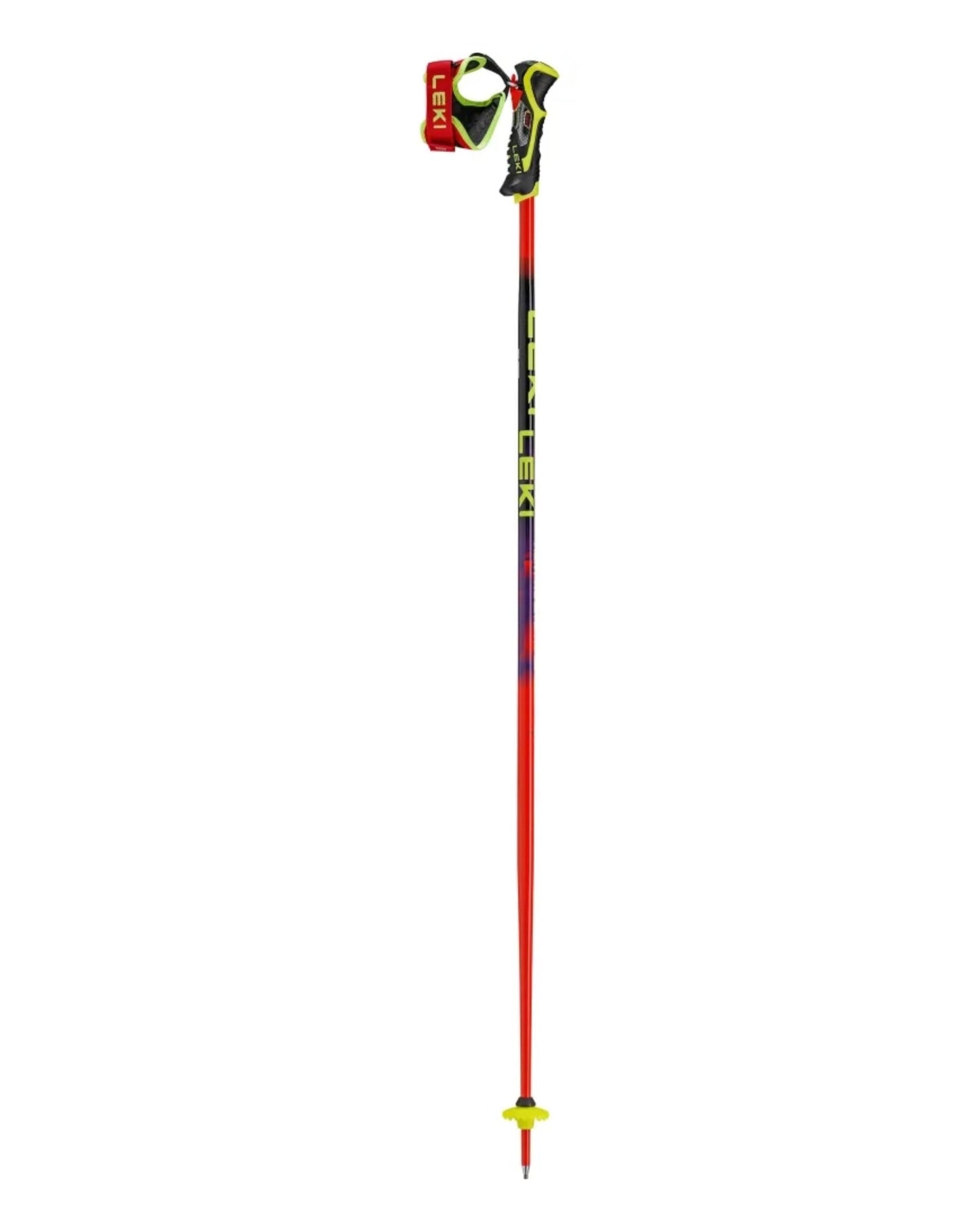 Leki WCR Pro Lite SL TR Race Ski Poles - Bright Red/Violet
