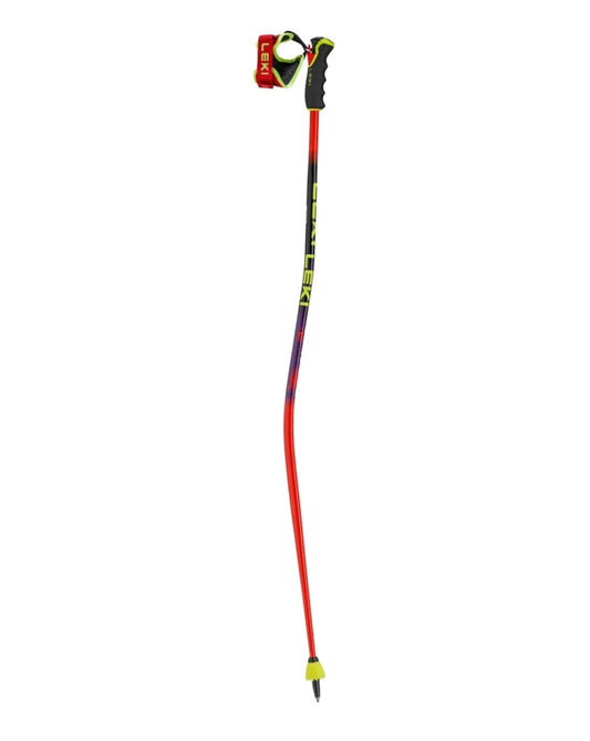 Leki WCR Pro Lite GS TR Ski Race Poles -Bright Red/Violet