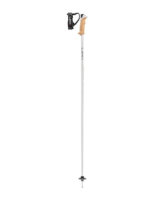 Leki Stella S WS Women's Ski Poles - White/Gold