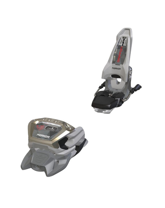 Marker Griffon 13 100mm Ski Bindings - Grey/Silver