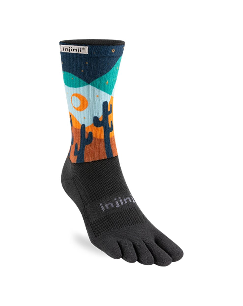 Injinji Men's Artist Designed Crew Socks