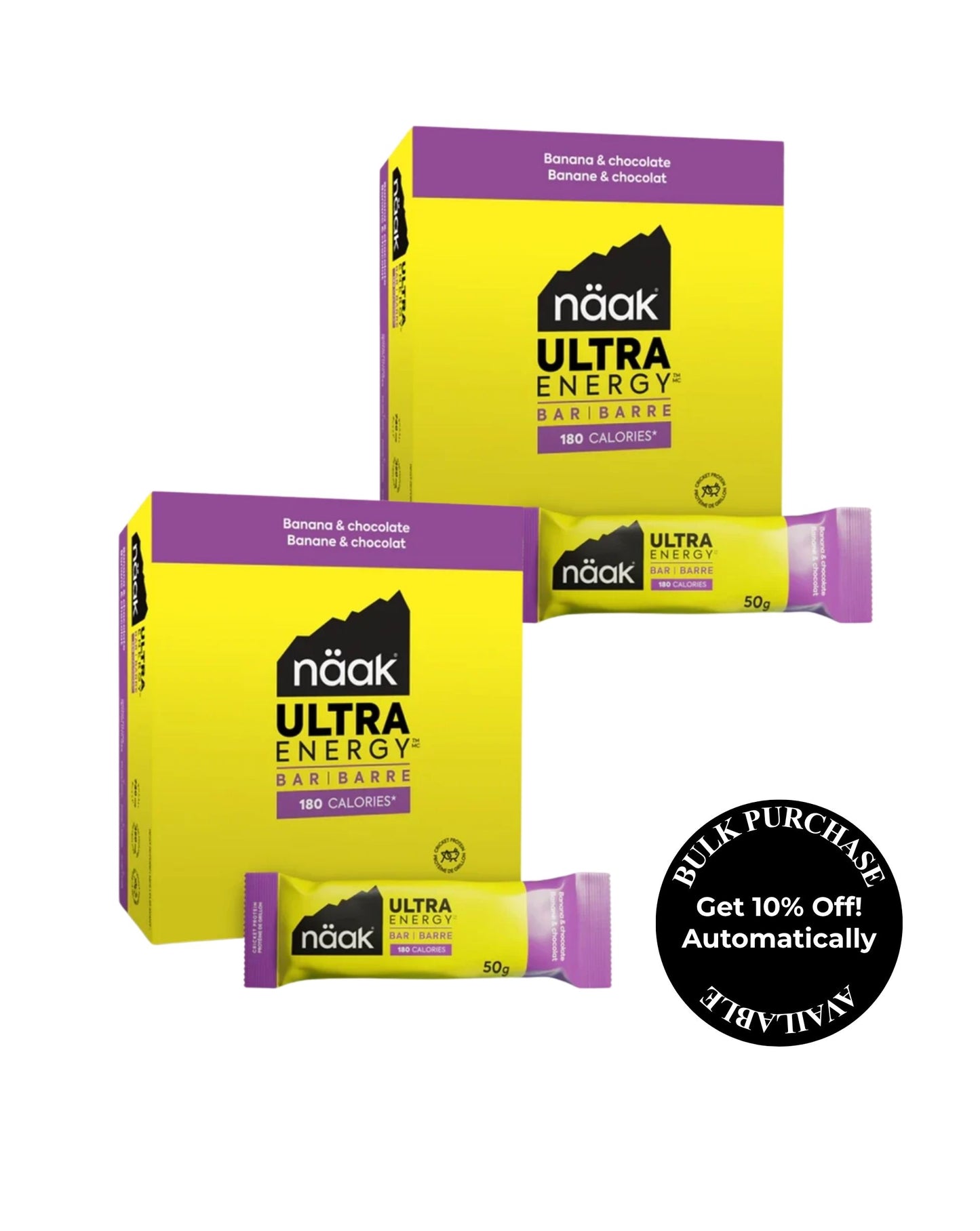 Naak Ultra Energy Bar - Banana & Chocolate