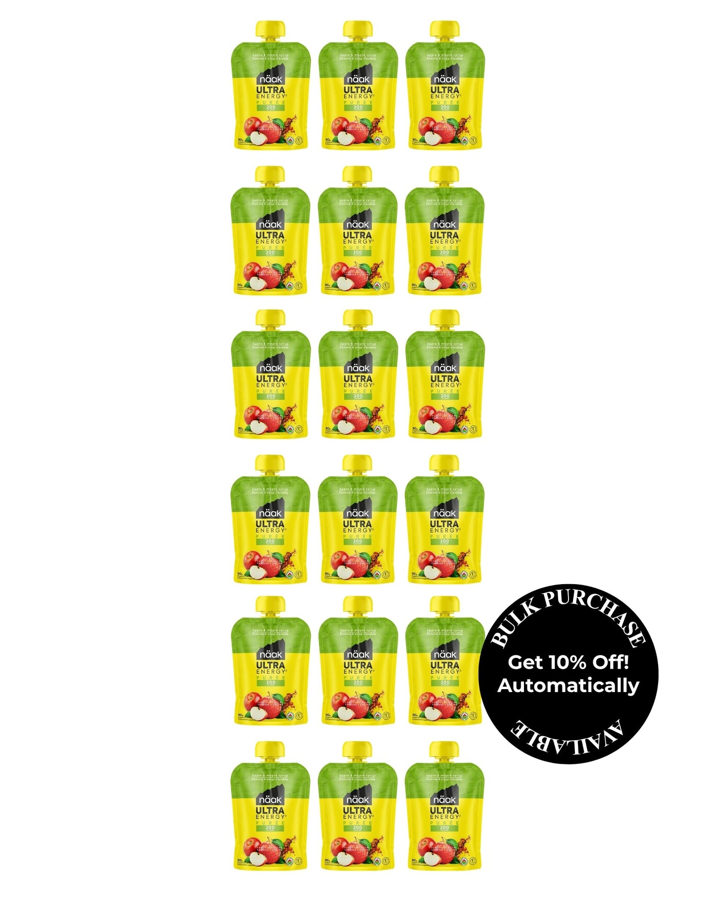 Naak Energy Puree - Apple & Maple Syrup 90g