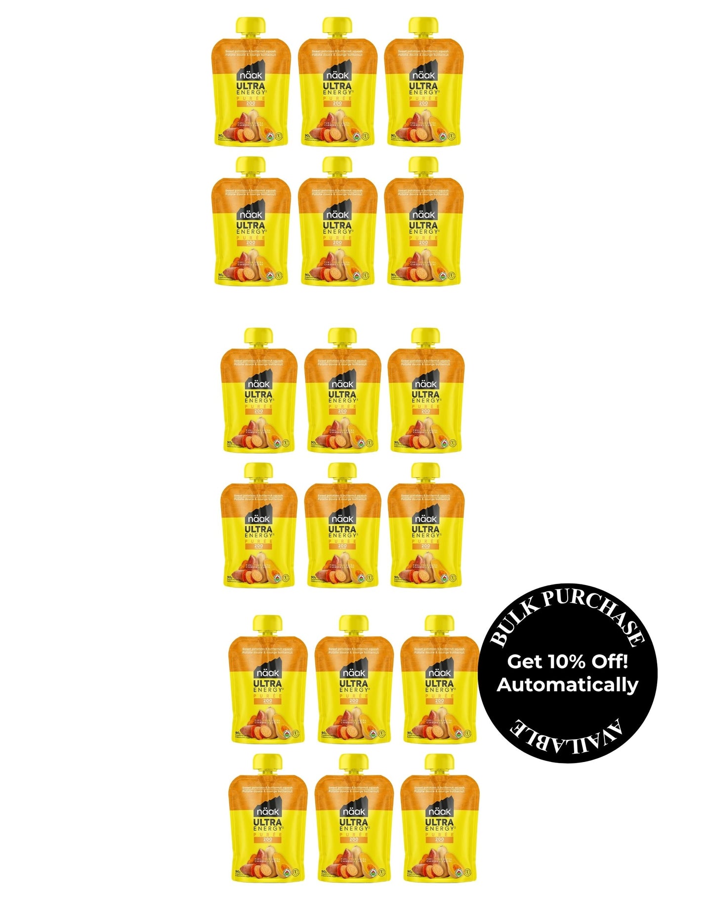 Naak Energy Puree - Sweet Potato/Butternut Squash 90g