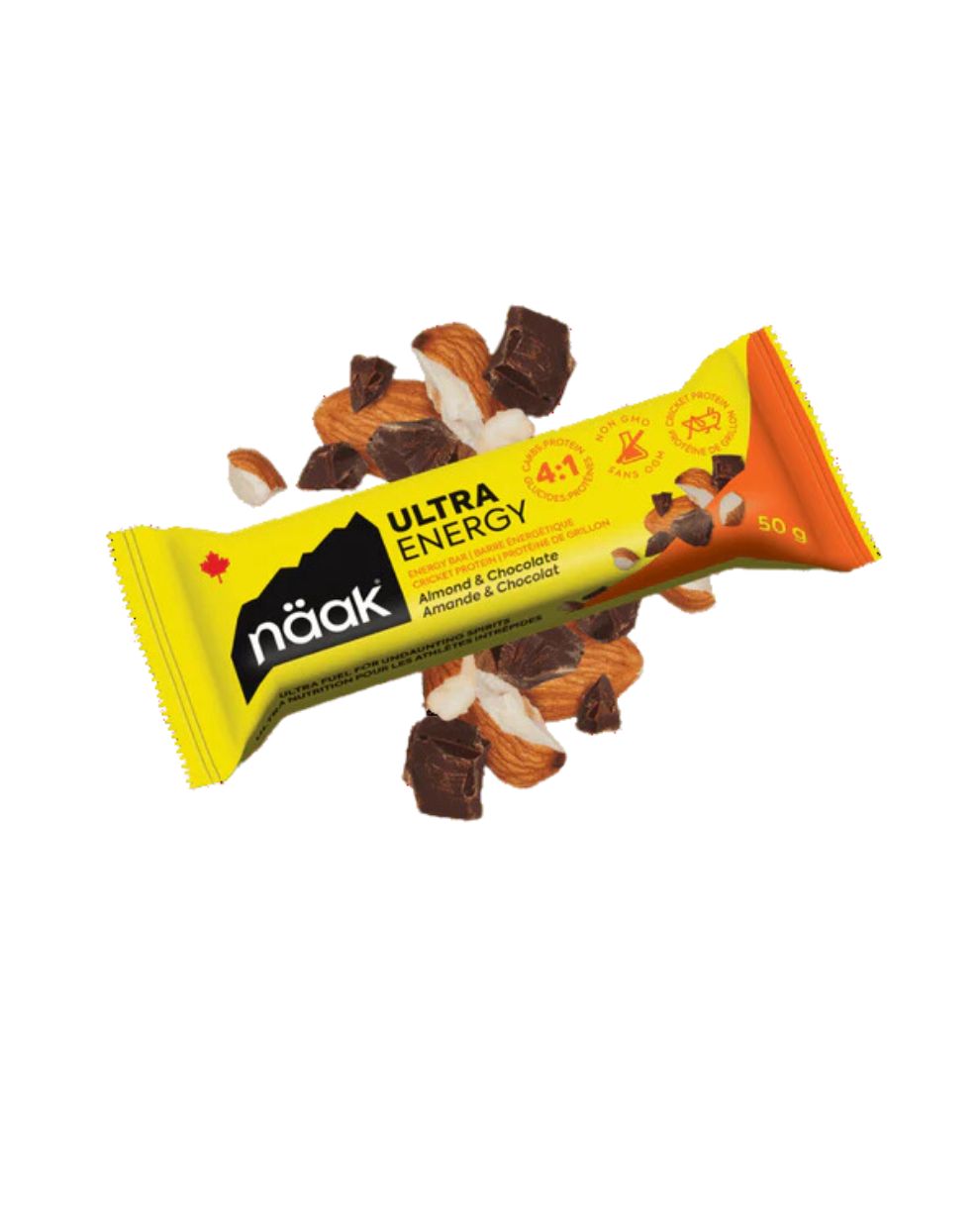 NAAK EBAC Ultra Energy Bar Almond & Chocolate