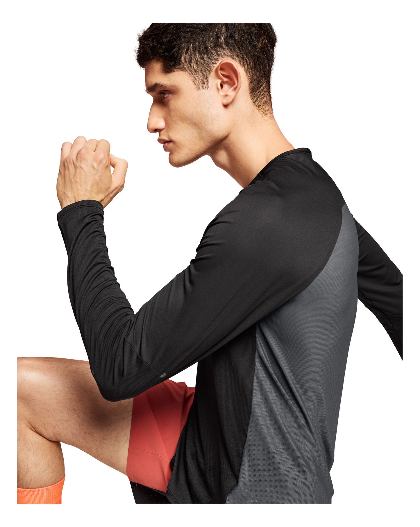 On Men's Performance Long-T - Black/Eclipse