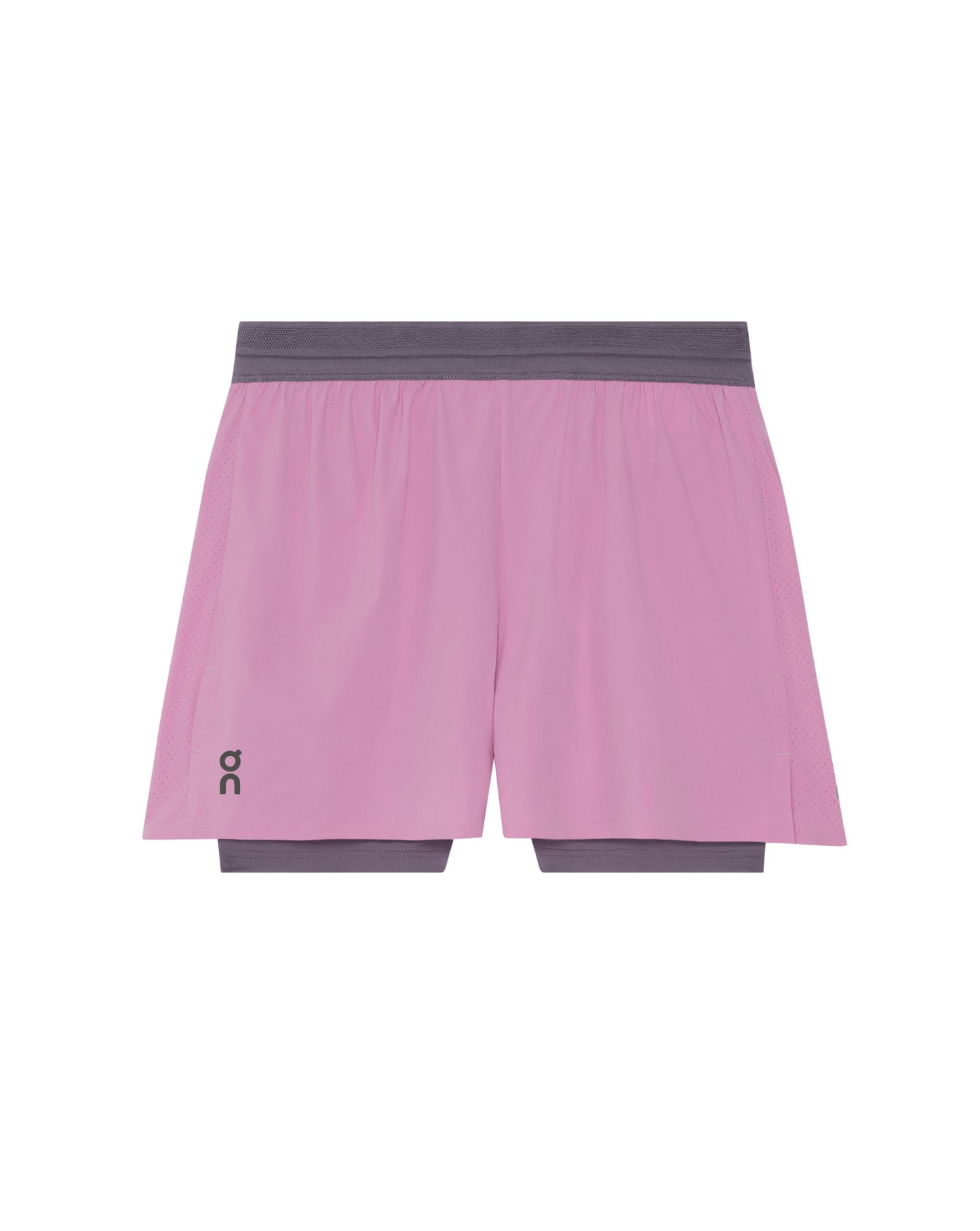 On Women's 3" Performance 2/1 Shorts - Sakura/Dewberry