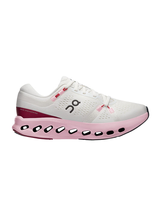 On Women's Cloudsurfer 2 - Ivory / Peony