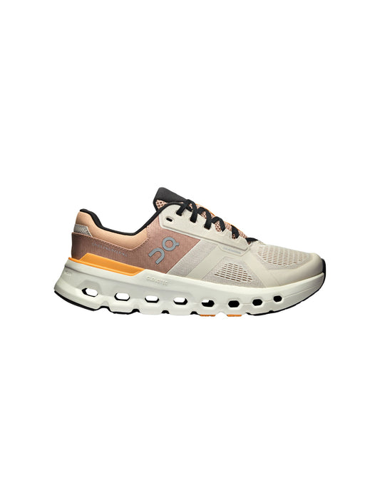 On Women's Cloudrunner 2 WIDE -Pearl/Tangerine