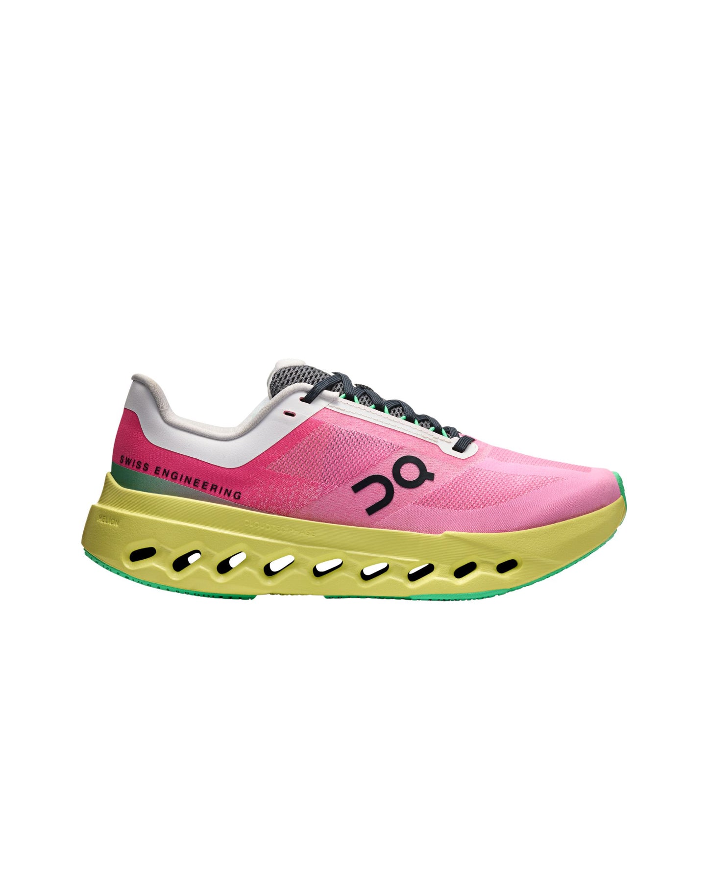 On Women's Cloudsurfer Next - Pink / Limelight